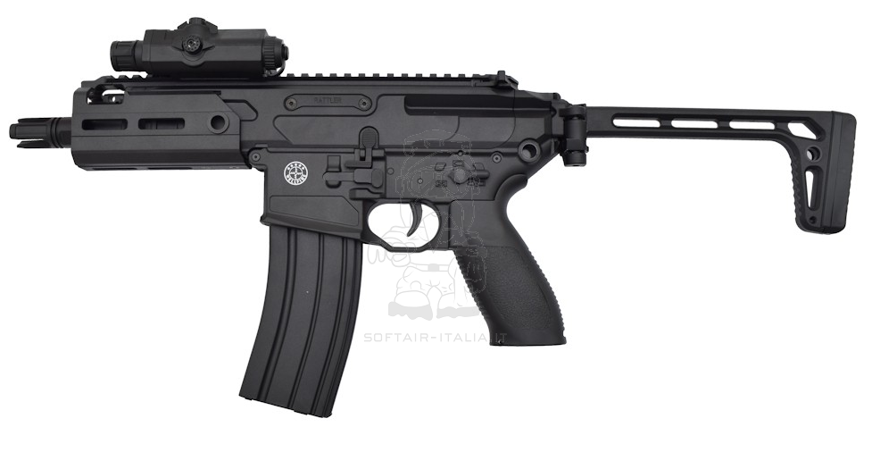 WELL Pro Rattler MCX SMG ETU - Mosfet Folding Stock WE10-2 AEG by WELL Pro