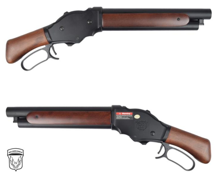 Winchester Randal Mare's Leg Type Shell Ejecting Lever Gas Shotgun 8701 Full Wood & Metal by Golden Eagle