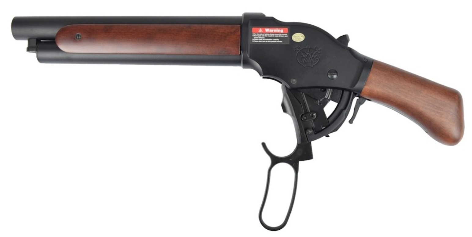 Winchester Randal Mare's Leg Type Shell Ejecting Lever Gas Shotgun 8701 Full Wood & Metal by Golden Eagle