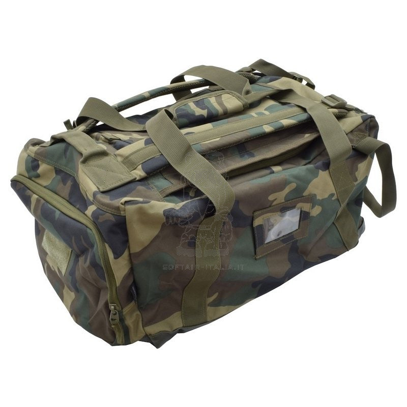 Woodland Military Duffle Bag Back Pack 65L Borsone Zaino Tattico by Js-Tactical