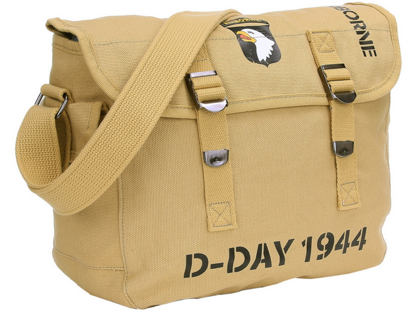 101st Airborne D-Day Canvas Shoulder Bag by Fostex WWII Series