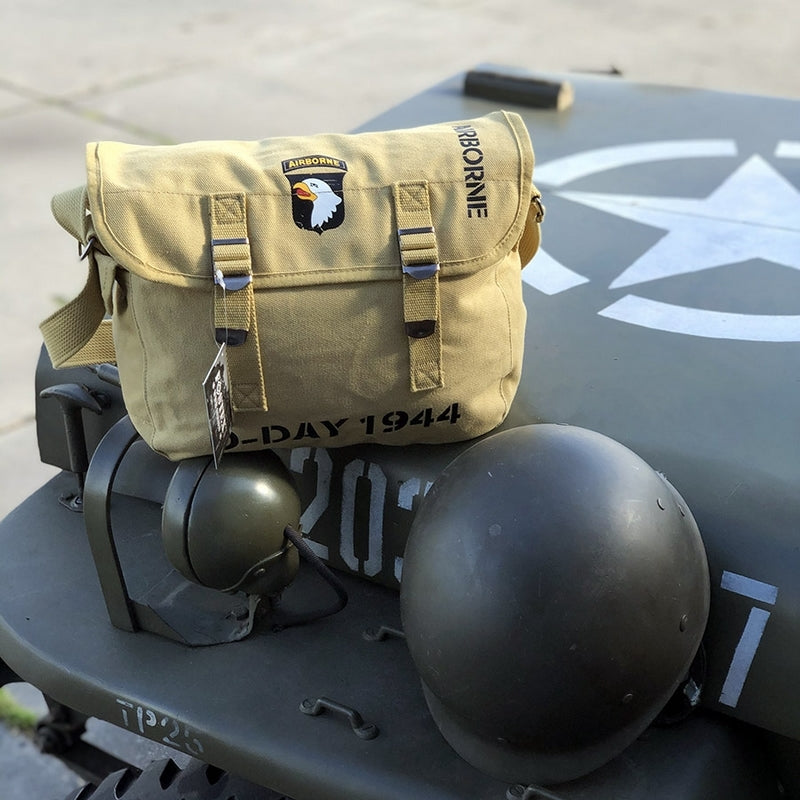 101st Airborne D-Day Canvas Shoulder Bag by Fostex WWII Series