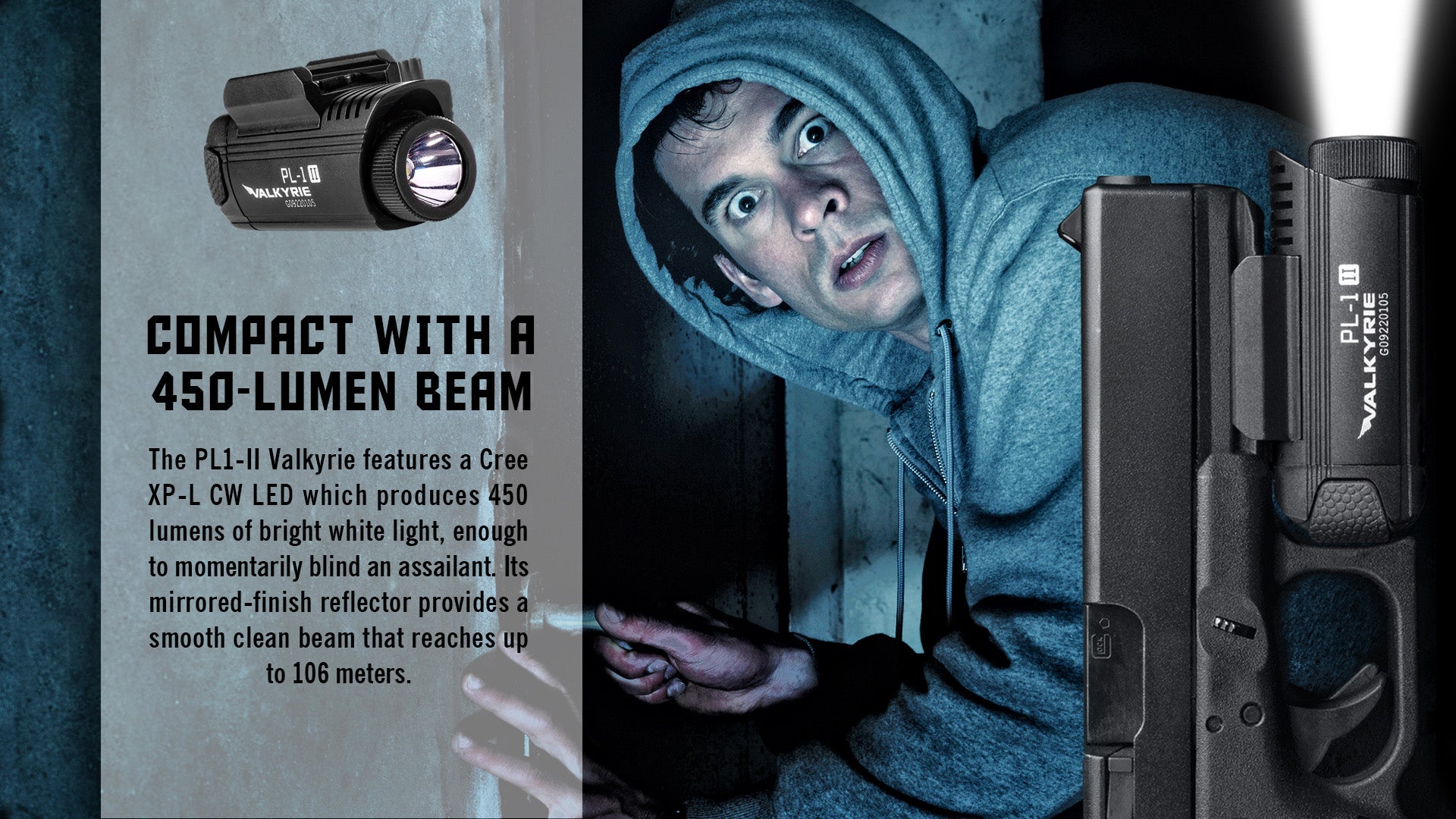PL-1 II Valkyrie 450 Lumen by Olight Technology