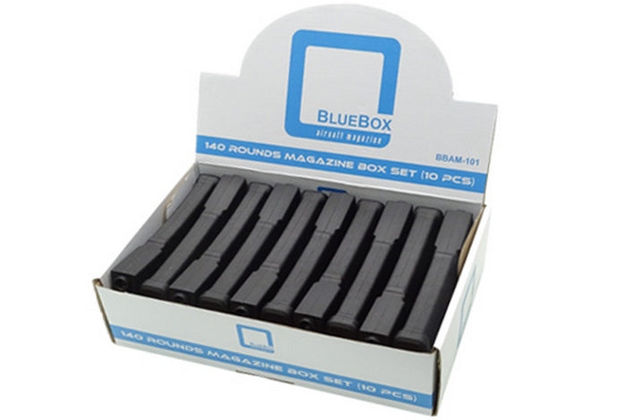 Guarder M4 - AR15 & Similars 140bb Polymer Mid Cap Magazine 10pcs Box by Guarder