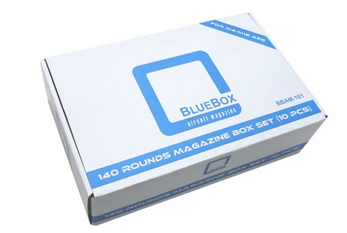 Guarder M4 - AR15 & Similars 140bb Polymer Mid Cap Magazine 10pcs Box by Guarder