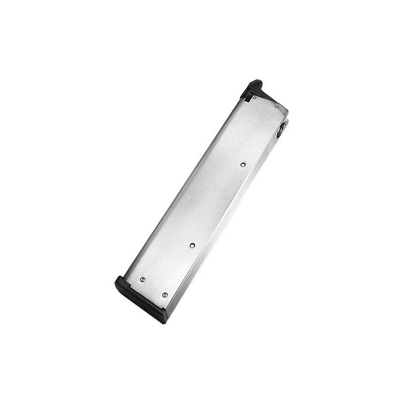 1911A1 Long Chrome Gas Magazine 40bb by Marui