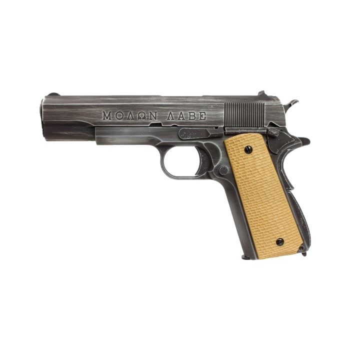 1911 ΜΟΛΩΝ ΛΑΒΕ Molòn Labè Full Metal GBB "Worn Out" Tan Grips by Armorer Works