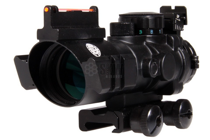 4 x 32 Acog Dot Sight Red - Green - Blue 100 Yards Target by Duel Code