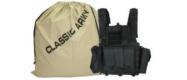 Ciras Type Tactical Vest Black by Classic Army