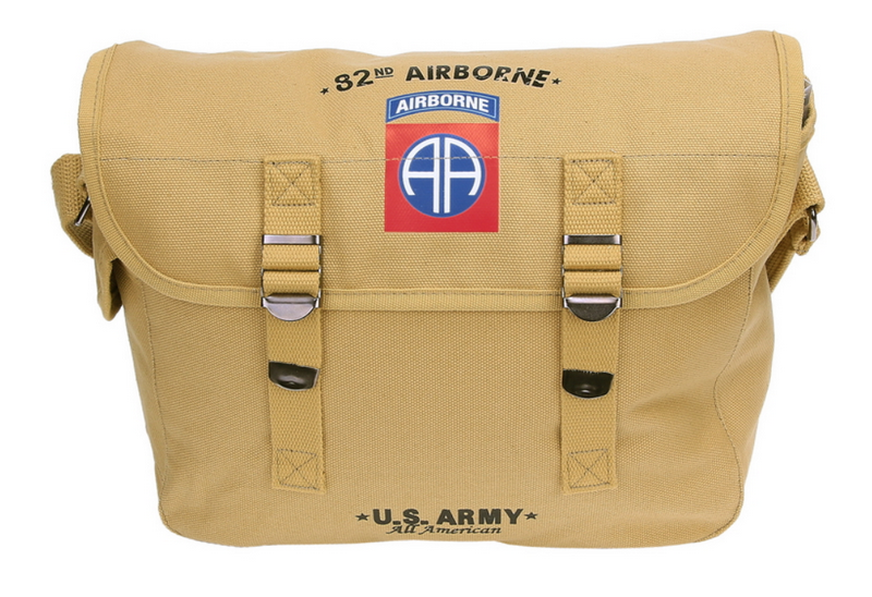 82nd Airborne Canvas Shoulder Bag by Fostex WWII Series