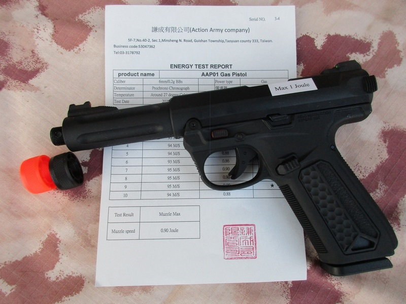Action Army AAP01 Assassin GBB Full Auto Pistol by Action Army