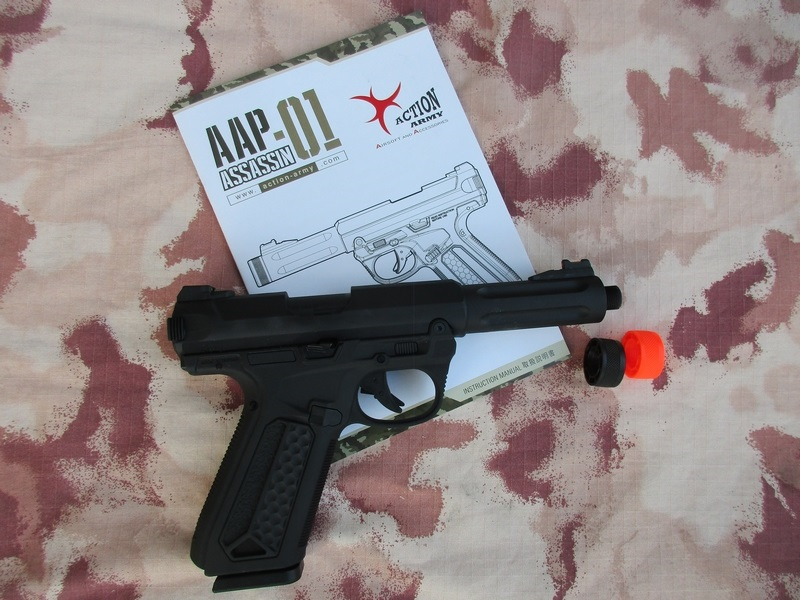 Action Army AAP01 Assassin GBB Full Auto Pistol by Action Army