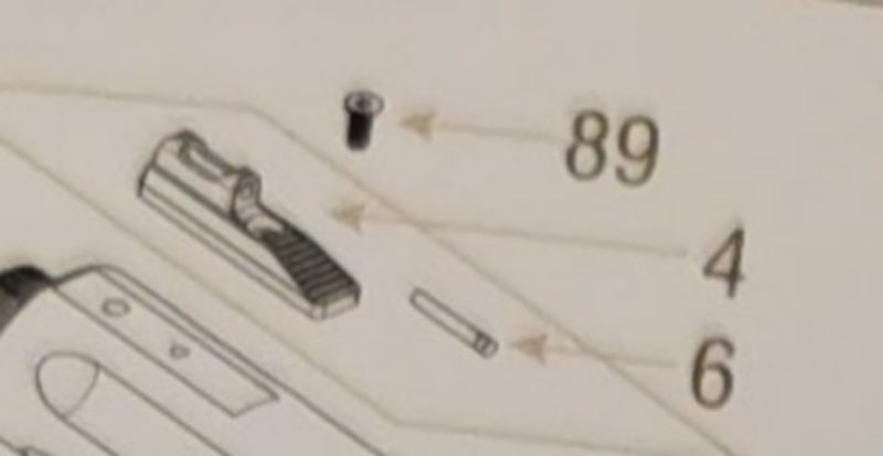 AAP01 "Assassin" Front Sight Tacca di Mira Anteriore
