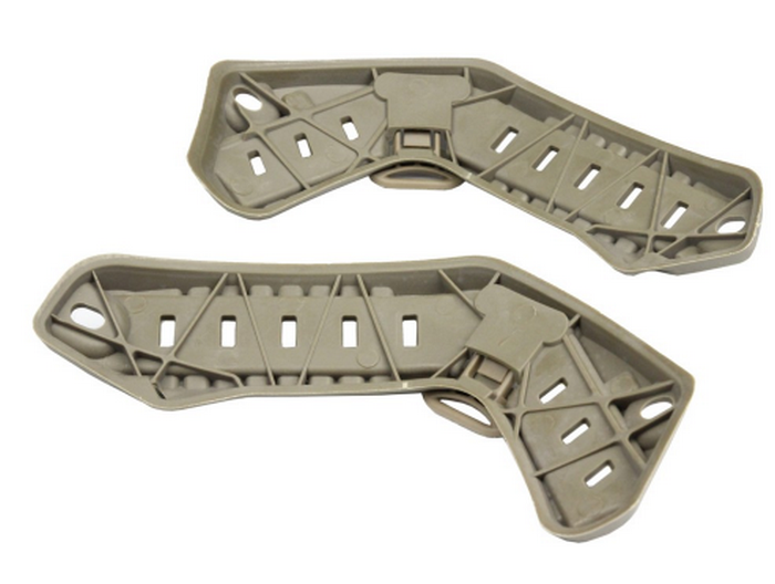 ARC Tan Mich Helmet Rail Mount Supporti Laterali per