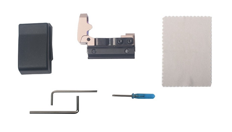 AIM-O Flip Up Dot Reflex Sight Dark Earth Tan by Aim-O