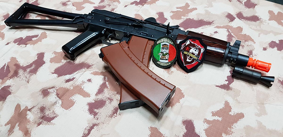 AK74 SU BRSS Shock Recoil System Full Wood & Metal "Luxury" Version by Bolt Airsoft