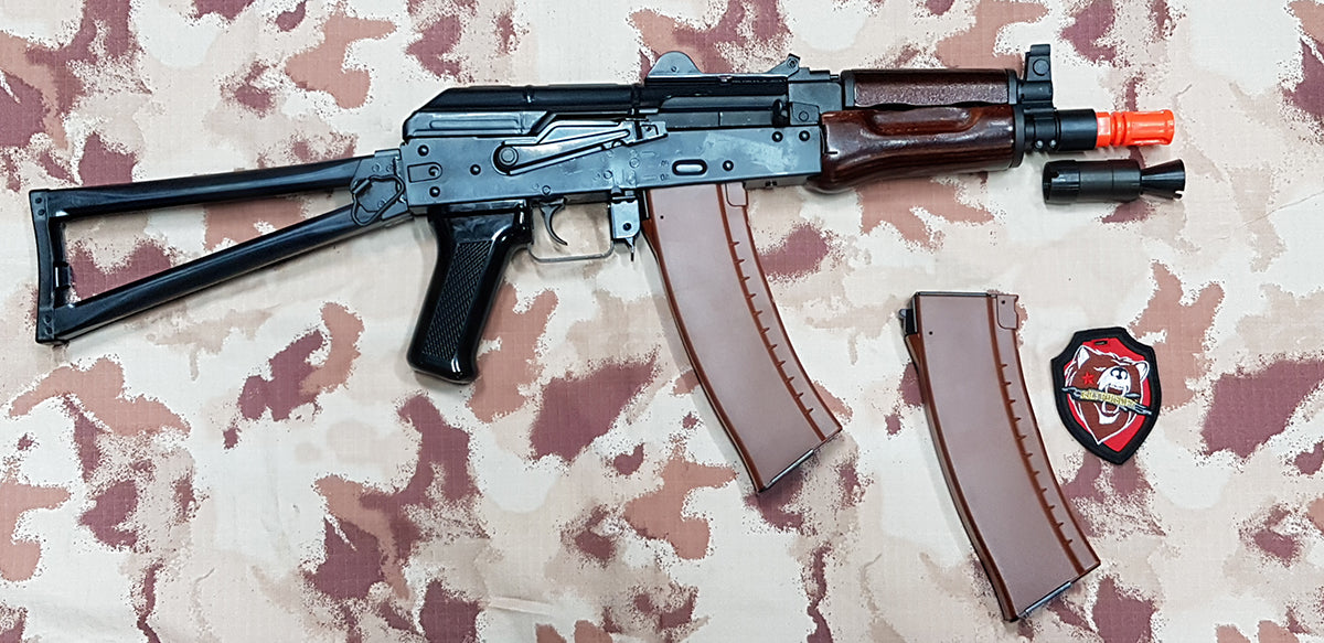 AK74 SU BRSS Shock Recoil System Full Wood & Metal "Luxury" Version by Bolt Airsoft