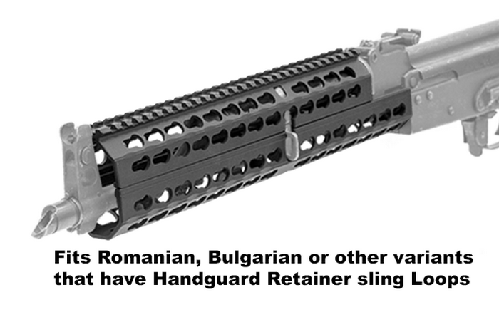 AK47 Bulgarian - Romanian 13" Keymod Compatible Handguard by Leapers UTG