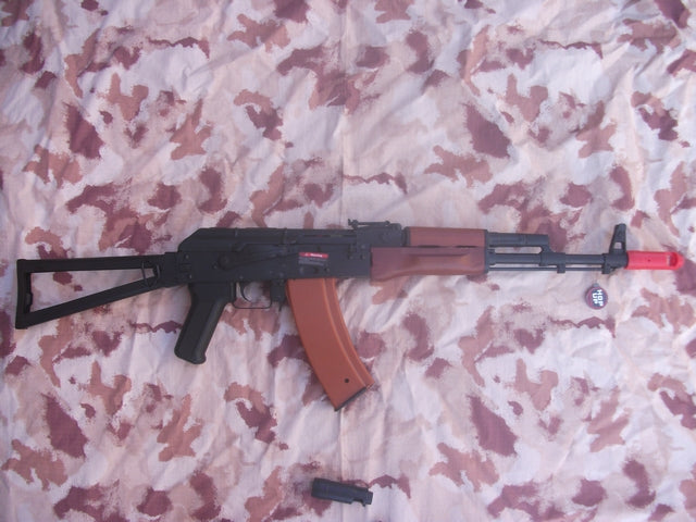 AK74s Type EBB Scarrellante Wood & Full Metal Jing Gong