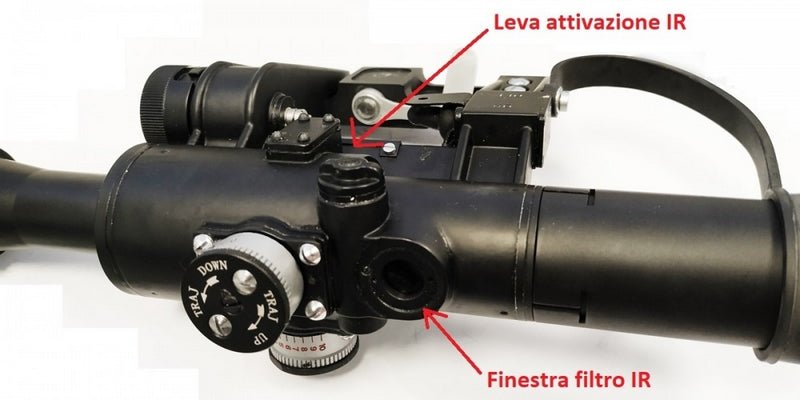 AK - Dragunov SVD IR Night Vision  PSO-1M2 Optic 4x Ottica by E&L