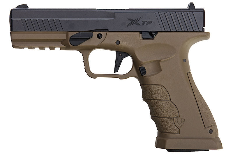 APS Xtreme Training GBB BK Slide Dark Earth Frame Co2 - Top Gas Version by APS