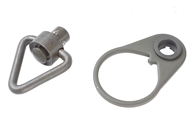 ARES End Plate Quick Detach Sling Mount with Sling Swivel for M4 Buttstocks
