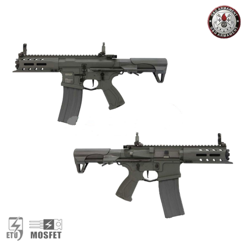 ARP556  Battle Ship Grey ETU-Mosfet 3 Burst Full Metal Combo CQB Rifle Li-Po Ready EGC-ARP-556-ANB-NCM by G&G