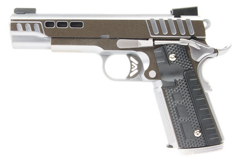 Ascend 1911 KP1911 Dual Tone Full Metal GBB Gas Blow Back Metal Slide by WE