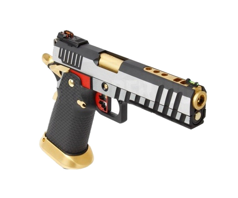 Hi-Capa 5.1 Skeleton GBB - Co2 Compatible Red and Gold Edition by AW Custom