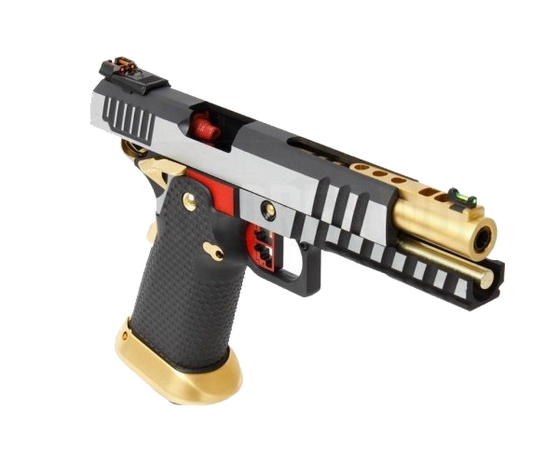 Hi-Capa 5.1 Skeleton GBB - Co2 Compatible Red and Gold Edition by AW Custom
