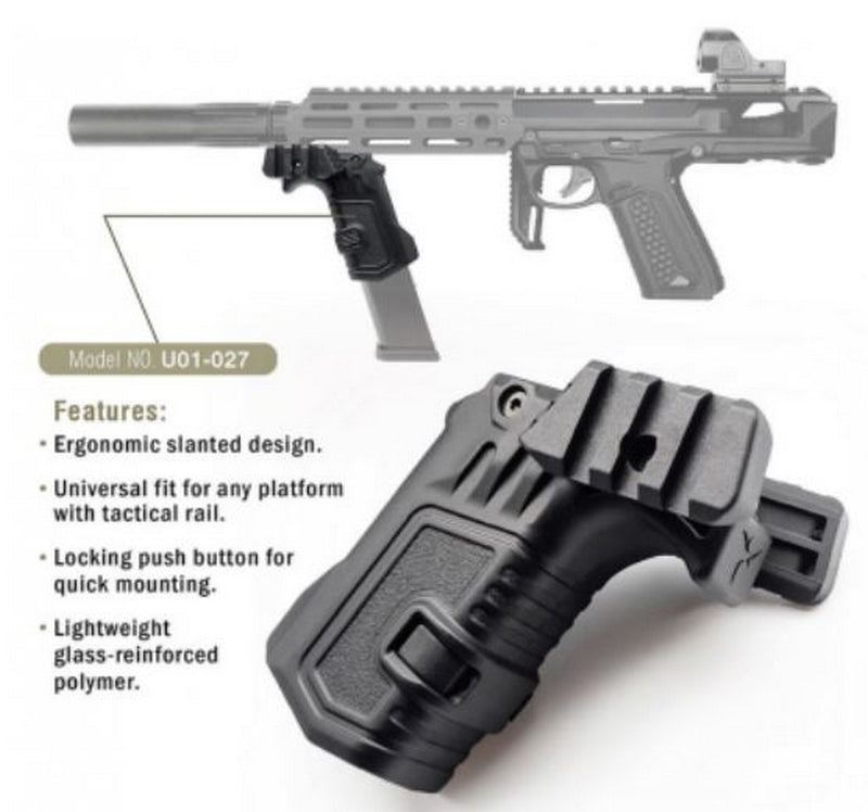 Action Army AAP01 Assassin G17 - G18 - G19 Mag Extend Grip Loading Device by Action Army