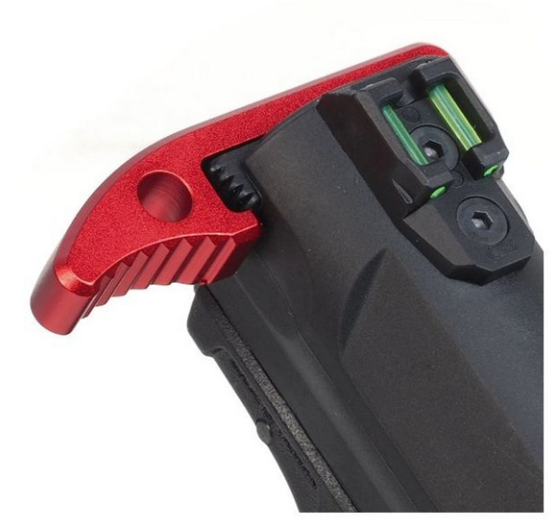 Action Army AAP01 Assassin Red Ambidextrous 1 Type Charging Handle Leva di Armamento Rossa Ambidestra by Action Army