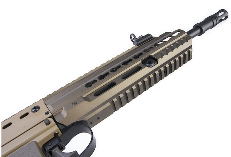 Ares L85A3 EBB Electronic Blow Back Full Metal Tan E.F.C.S. Mosfet Li-Po Ready by Ares