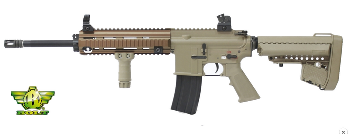 Devgru B416 Ebb Dark Eearth Extended by Bolt Airsoft