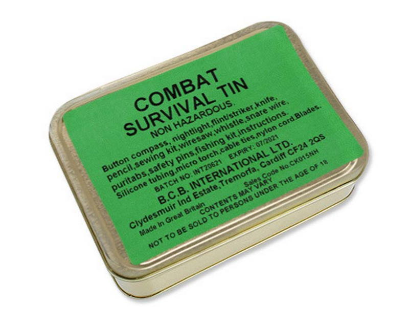 BCB Combat Survival Kit Tin NATO Approved by BCB
