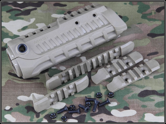 M4SI CAA Type Tan Tactical Handguard Passamano per Serie  M4 by Big Dragon