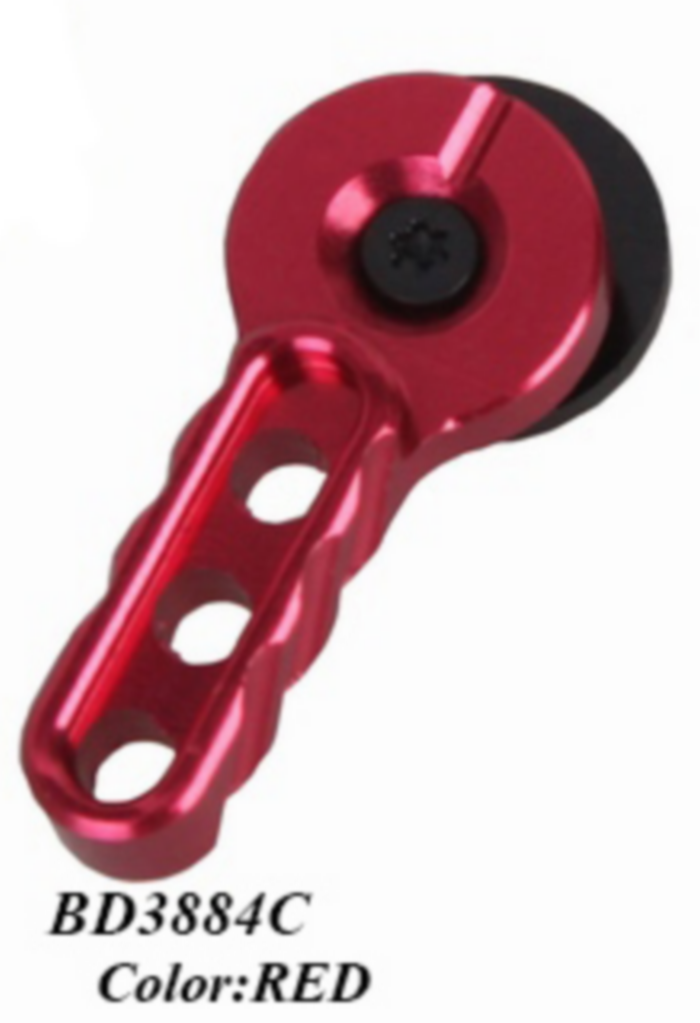 BD3884C M4 CNC Red Selector Lever Big Dragon