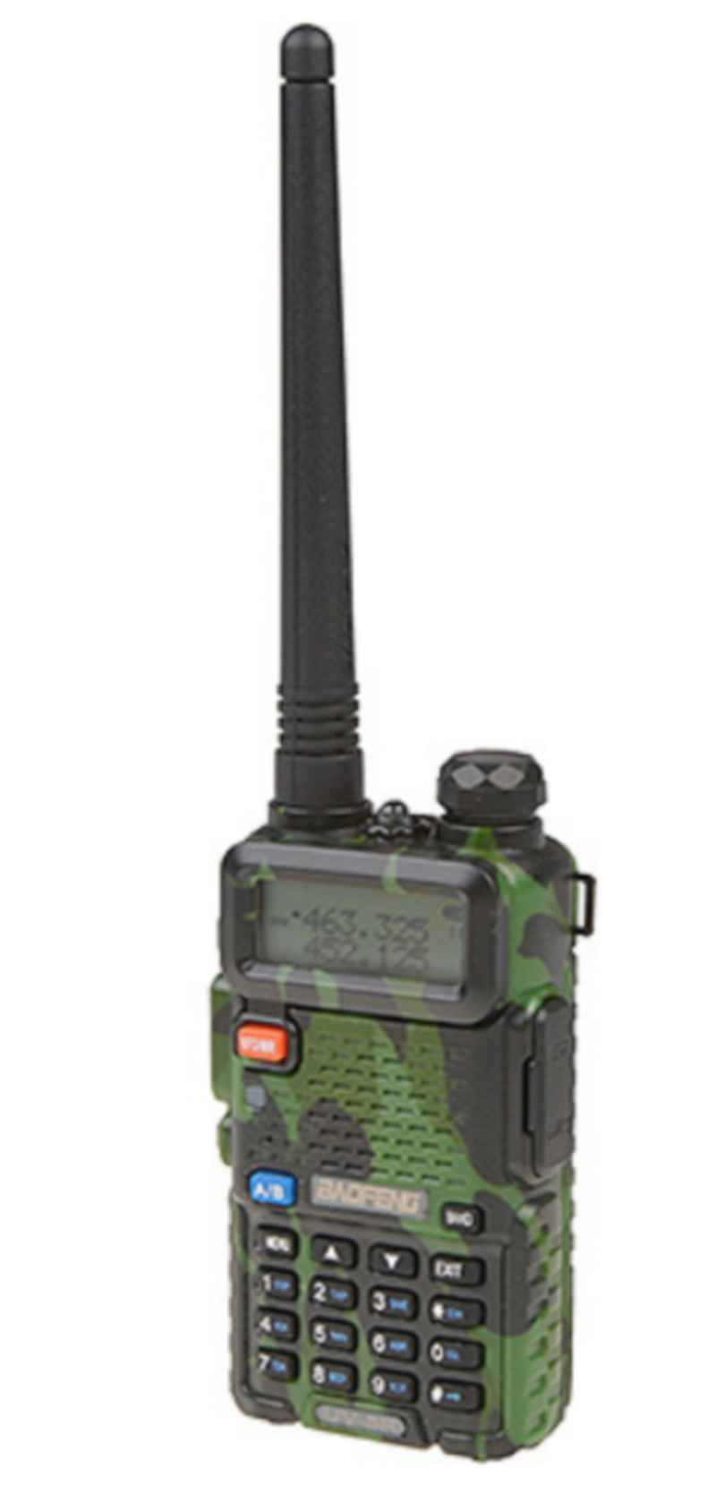 Baofeng UV-5R Manual Dual Band Ricetrasmittente Camo Short Battery VHF-UHF by Baofeng