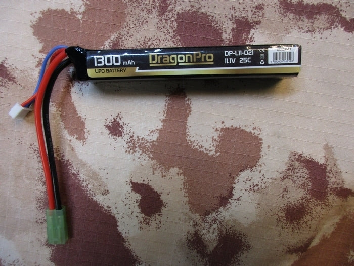 Batteria DP-L11-021 11.1V 1300mAh 25C LiPo 116x22x17mm. by Dragonpro