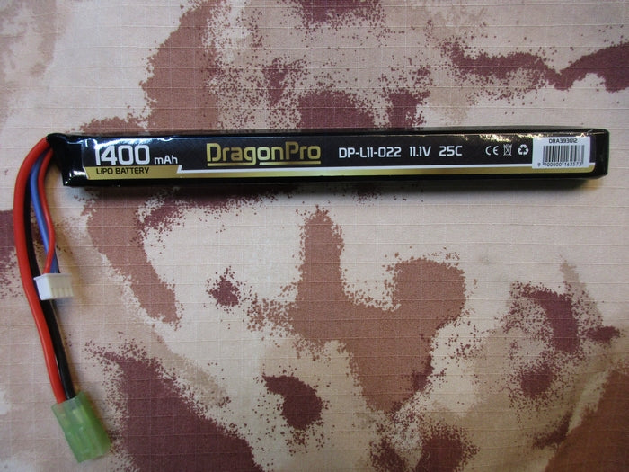 Amoeba - AK Batteria DP-L11-022 11.1V 1400mAh 25C LiPo 180x17x12mm. by Dragonpro