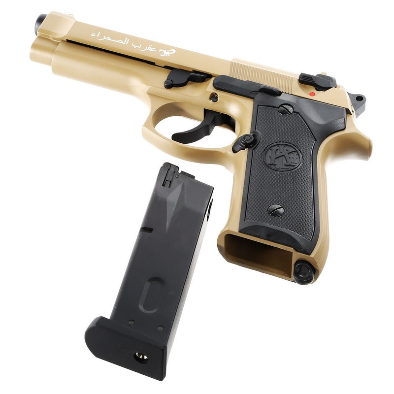 KLI M92 Type "Sahara" Limited Edition GBB Full Metal by KLI