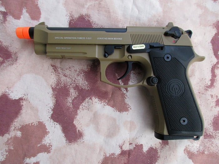 Socomgear M9A1 Desert GBB Full Metal by Socom Gear