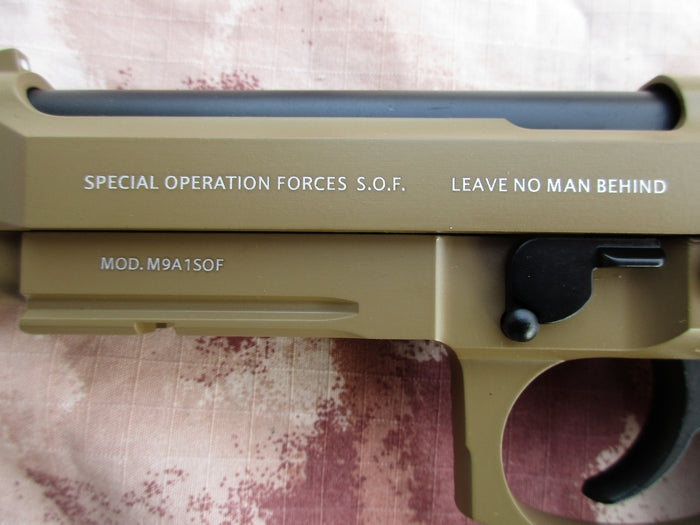 Socomgear M9A1 Desert GBB Full Metal by Socom Gear