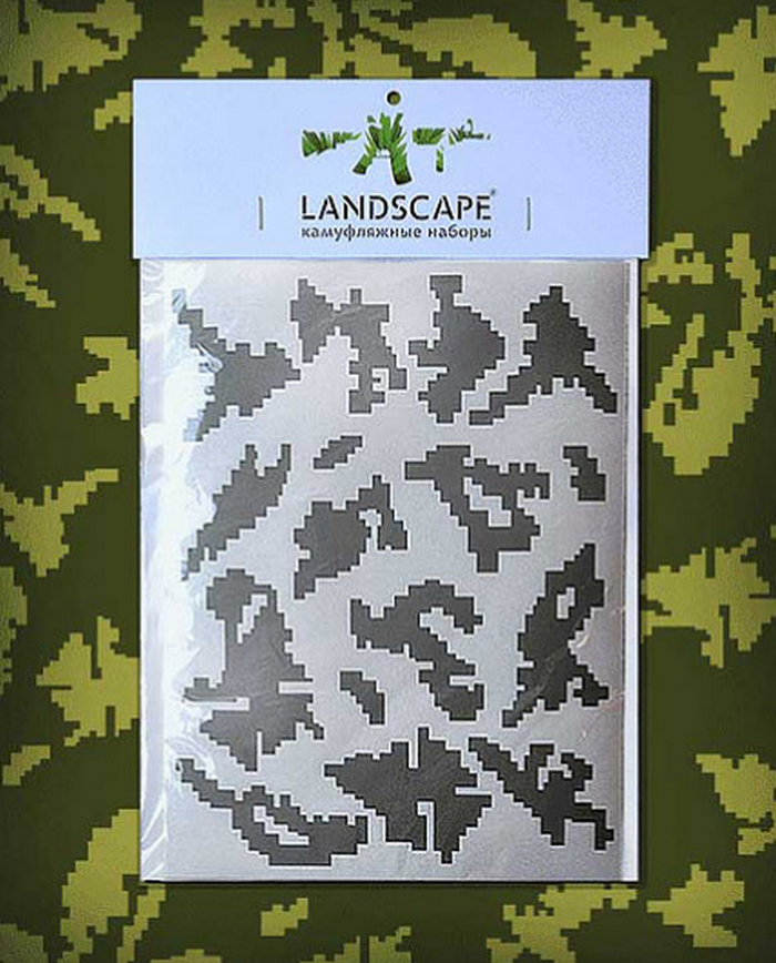 Berezka Russian Camo Stencil Paint Kit by Landscape