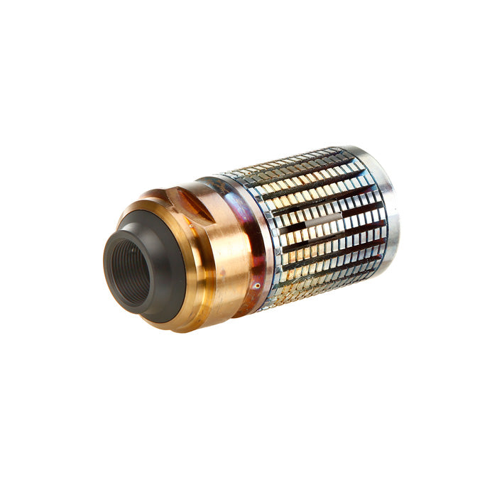 Bird Cage XXL Aluminium Flash-Hider Burnt Blue Finish Dx-Sx 14mm. by G&P