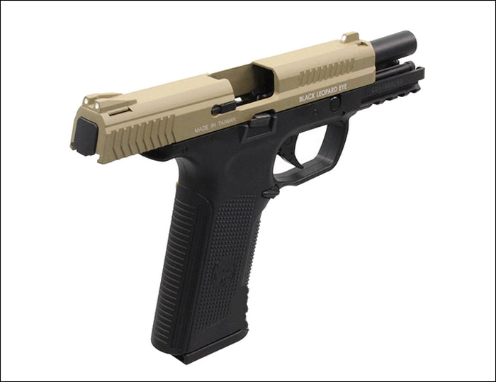 Black Leopard Eye Alpha Metal Slide BLE-001-SD4 GBB Gas BlowBack Pistol Dual Tone by Ics