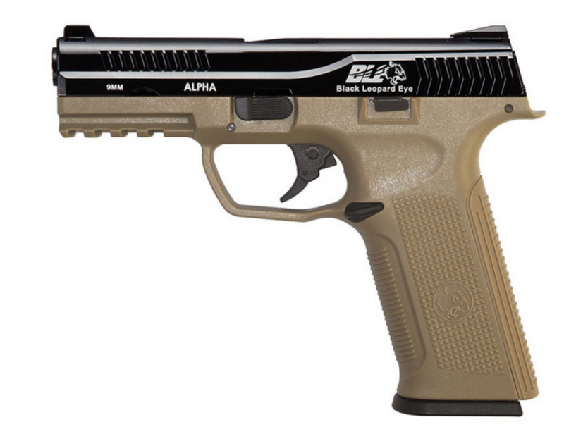 Black Leopard Eye Alpha Metal Slide BLE-001-SD3 GBB Gas BlowBack Pistol Dual Tone by Ics