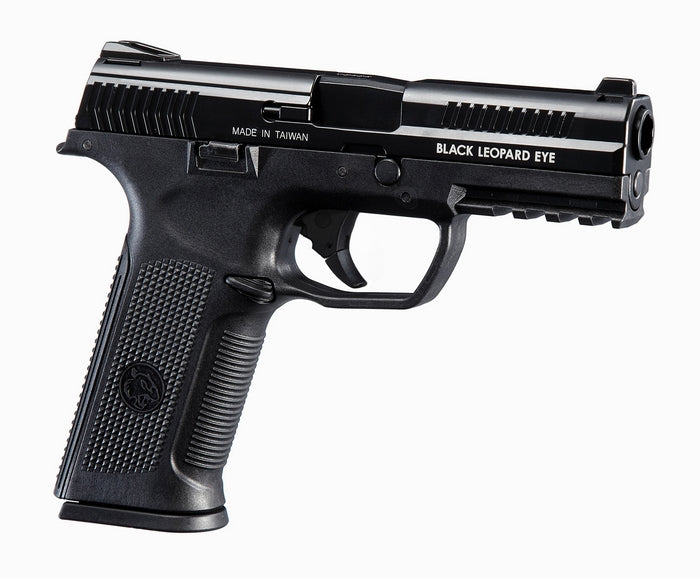 Black Leopard Eye Alpha Metal Slide BLE-001-SB GBB Gas BlowBack Pistol by Ics