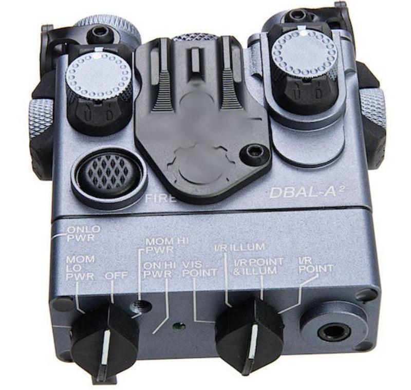 Dbal-A2 PEQ-15A Airsoft Grey Laser Devices IR Illuminator by Blackcat