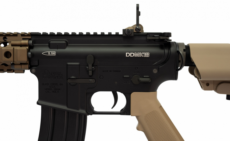 Bolt Airsoft MK18 MOD1 Daniele Defense Dual Tone BRSS Blow Back & Recoil System by Bolt Airsoft